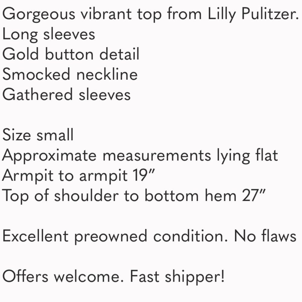 Lilly Pulitzer Formentera Turquoise Hot on the Spot Blue Silk Blouse Top - Picture 11 of 11